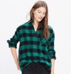 Madewell Flannel Sunday Shirt in Buffalo Check